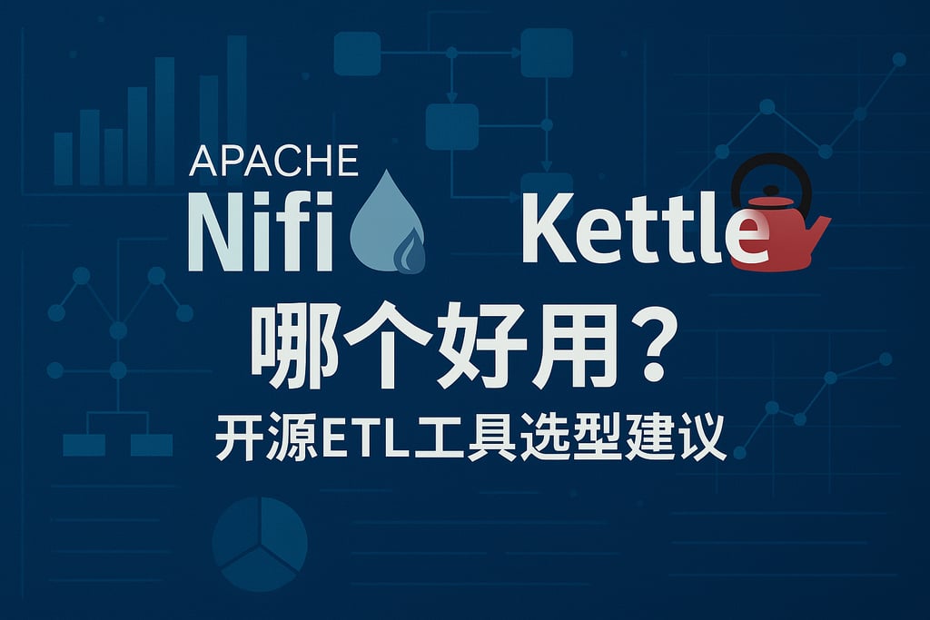 Apache NiFi和kettle哪个好用？开源ETL工具选型建议